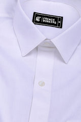 Lily White Cotton Satin Shirt