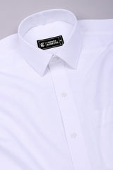 Lily White Cotton Satin Shirt