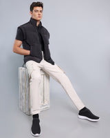 Coconut Cream Stretch Cotton Cargo