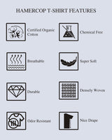 Infra Bright White Knitted Cotton Designer T-Shirt