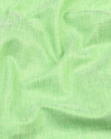 Spring Green Dobby Heavy Solid Cotton Shirt