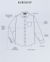 Steel Grey Laxurious Linen Cotton Shirt