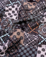 Browny Beutiful Printed Egyptian Gizza Solid Shirt Style Kurta