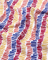 Saltaire Brushy Candy Colorful Printed Premium Cotton Shirt