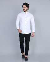 White Fil-A -Fil Premium Cotton Shirt