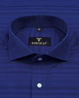 Radiant Blue Dobby Weft Stripe Premium Gizza Shirt