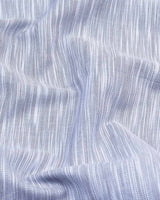 Glaze Gray With White Cuff And Collar Cotton Solid Shirt