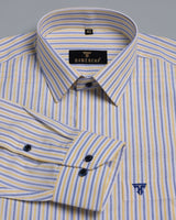 Yellow With White Premium Stripe Shirt