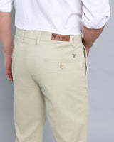 Pista Green Stretch Cotton Chinos