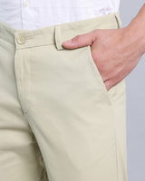 Pista Green Stretch Cotton Chinos