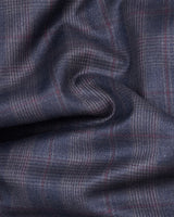 Bluewood Super Fine Checkered Single Breasted Blazer