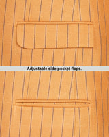 Sandrift Striped Wool Rich Single Breasted Blazer