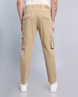 Bowery Khaki Stretch Cotton Cargo