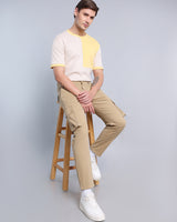 Bowery Khaki Stretch Cotton Cargo