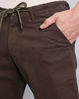Sacramento Dark Green Stretch Cotton Shorts