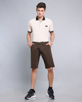 Sacramento Dark Green Stretch Cotton Shorts