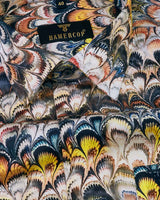 Colorful Feather Printed Egyptian Gizza Shirt