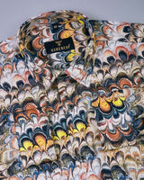 Colorful Feather Printed Egyptian Gizza Shirt