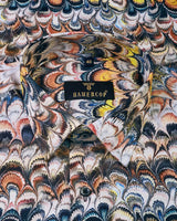 Colorful Feather Printed Egyptian Gizza Shirt