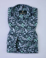 Forest With Black Cheetah Printed Premium Gizza Shirt