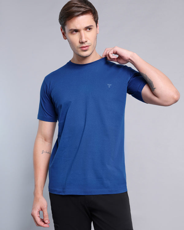 Cerulean Blue Super Soft Premium Cotton T-Shirt