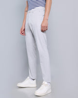 Sandstone Gray Stretch Cotton Chinos