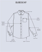 White With Multi Colored Heavy Plaid Flannel Windowpane Check Shirt