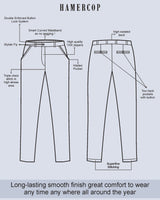 Light Dusty Pink Stretch Cotton Chinos