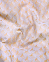 Wheat Cream Jacquard Texture Dobby Cotton Shirt