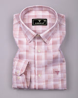 Classic Onion Pink Check Giza Cotton Shirt