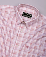 Classic Onion Pink Check Giza Cotton Shirt