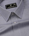 Sion Gray With White Dobby Premium Giza Shirt