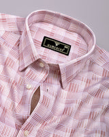 Classic Onion Pink Check Giza Cotton Shirt
