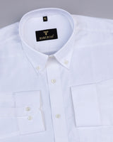 Tulip White Dobby Check Premium Cotton Shirt