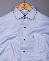 Lufkin Gray Dobby Check Premium Giza Shirt