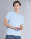 Marine Aqua Blue Super Supima Premium Cotton T-Shirt