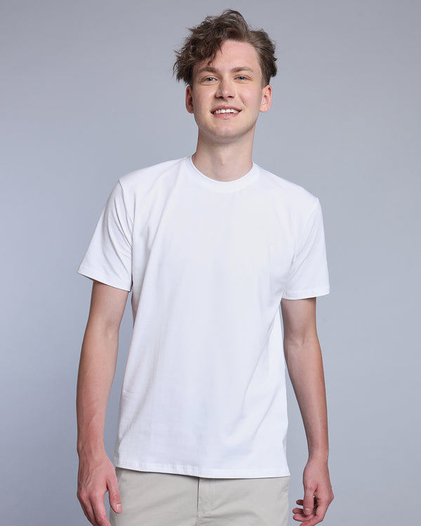 Bright White Super Supima Premium Cotton T-Shirt