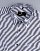 Pacific Black Bengal Stripe Oxford Cotton Shirt