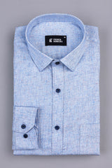 Wallpaper sprinkle coloured cotton shirt