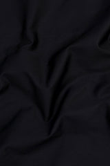 Jade black solid cotton shirt