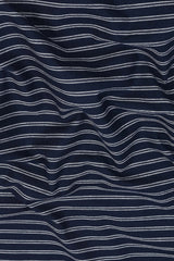 Astros navy blue with white double line regency stripe shirt