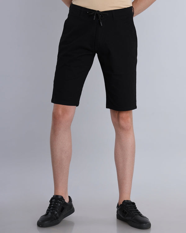 Black Jack Stretch Cotton Shorts