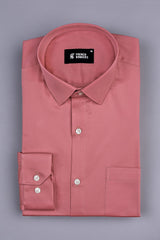 Thulian pink cotton satin shirt