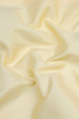 Canary yellow cotton satin shirt