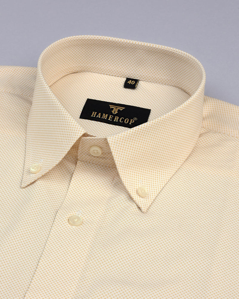 butter colour shirt