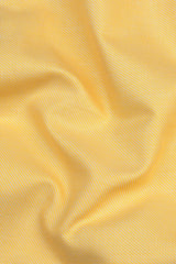 Titanium yellow dobby texture shirt