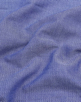 Ellora Blue Beutiful Dobby Textured Designer Cotton Shirt