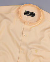 Zovic Yellow And White Micro Square Check Premium Shirt