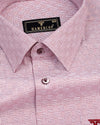 Devon Maroon With White Box Premium Cotton Giza Shirt