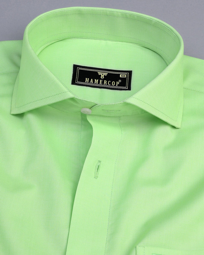 Midori Green FilaFil Premium Cotton Solid Shirt